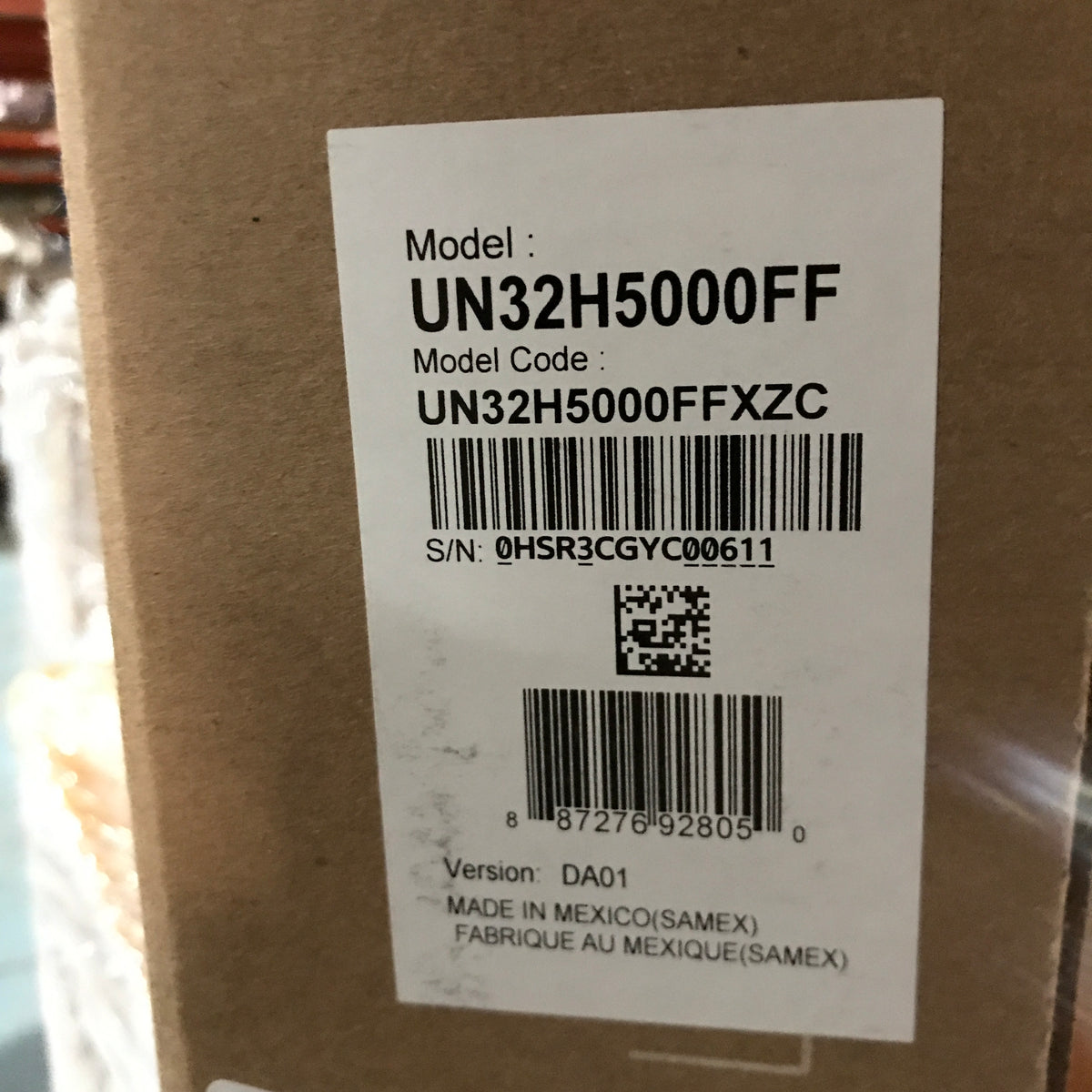 Samsung 32" HD H5000 Smart TV