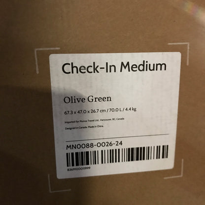 Monos Check-In Medium in Olive Green
