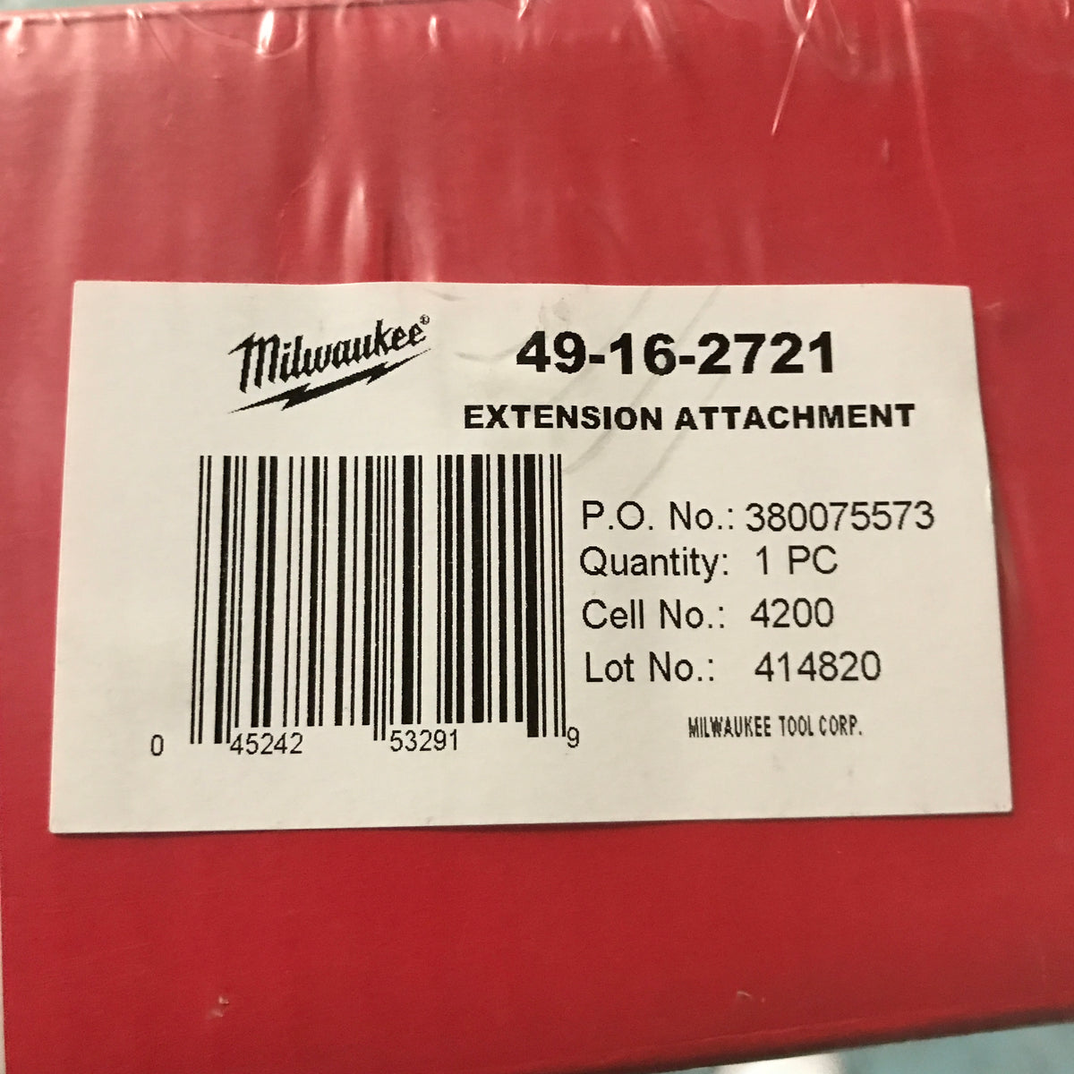 Milwaukee M18 FUEL 3' QUIK-LOK Extension Attachment