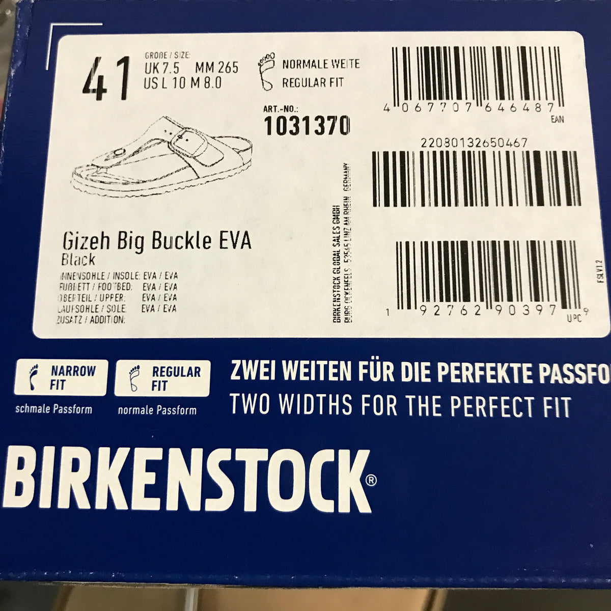 Birkenstock Women's Gizeh Big Buckle EVA - Black