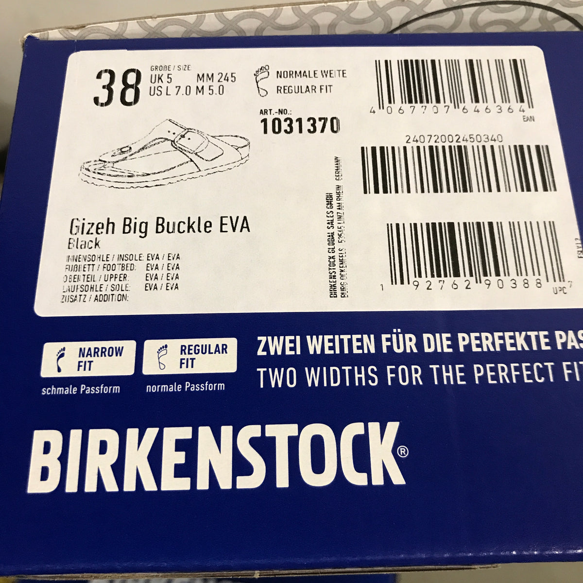 Birkenstock Women's Gizeh Big Buckle EVA - Black