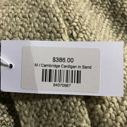 Bodybag by Jude Cambridge Cardigan in Sand