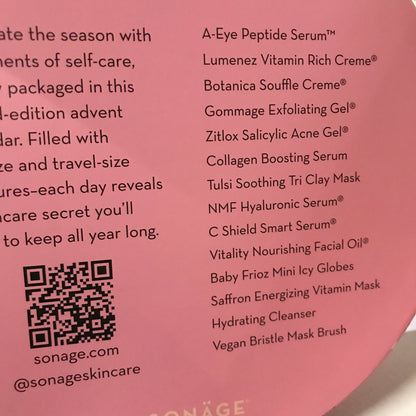 Sonage Holiday Beauty Advent Calendar 2025 - Limited Edition