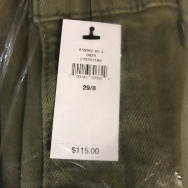 Banana Republic Straight High-Rise Jean - Dark Olive