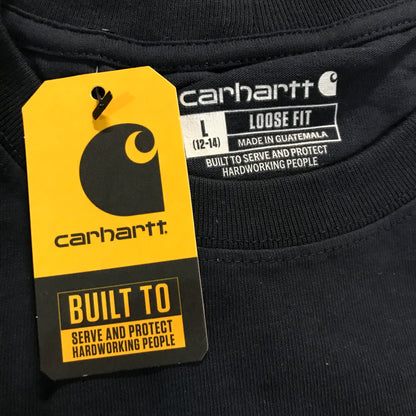 Carhartt Women's Workwear Pocket Long Sleeve T-Shirt - Navy
