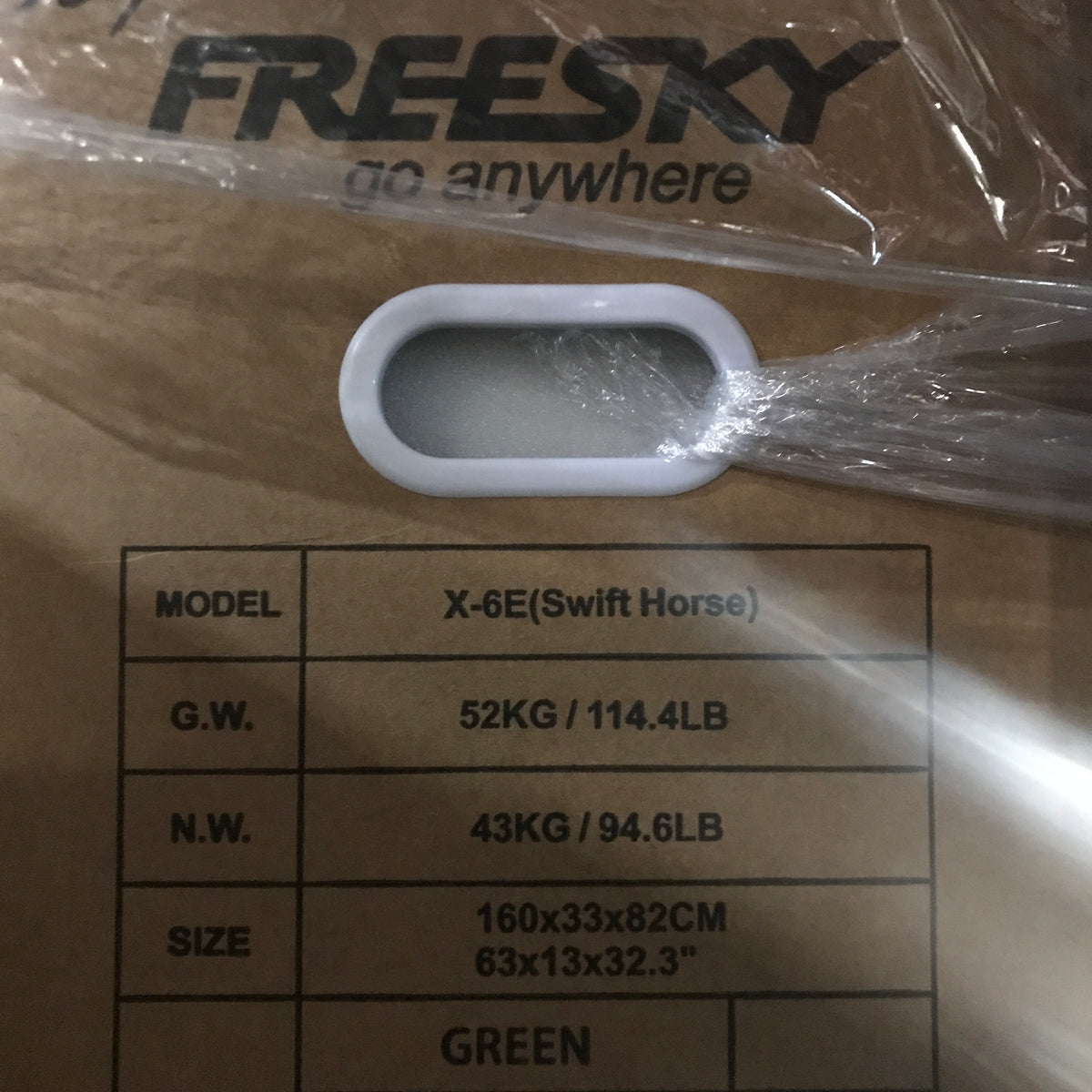Freesky Swift Horse Ultra X-6E (Black) - PICK UP ONLY