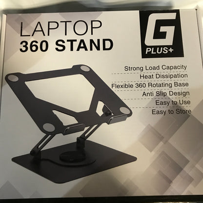 GPlus+ Laptop Stand with 360 Rotating Base