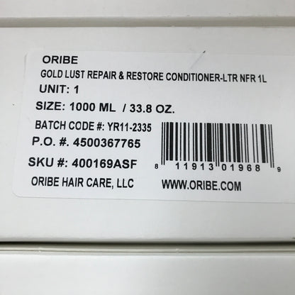 Oribe Gold Lust Repair & Restore Conditioner - 1 Liter