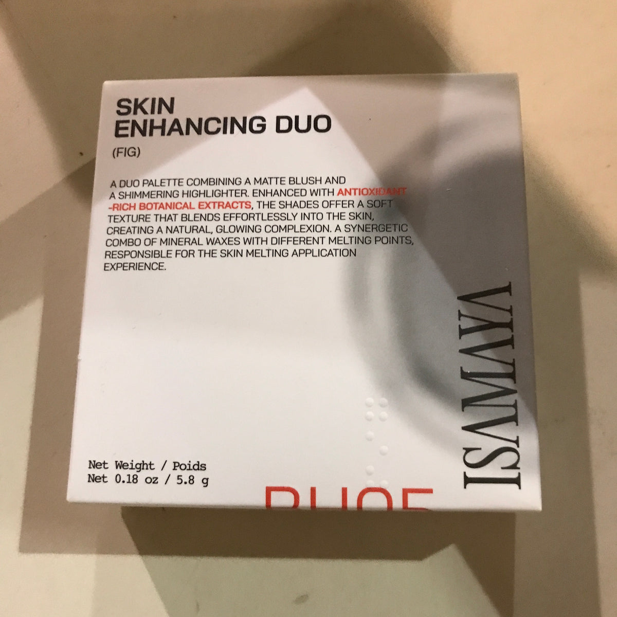 ISAMAYA Skin Enhancing Duo Cream Blush and Highlighter - Fig