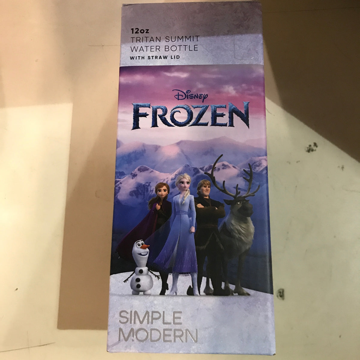Simple Modern Frozen Elsa's Snowflake Kids Water Bottle 12oz