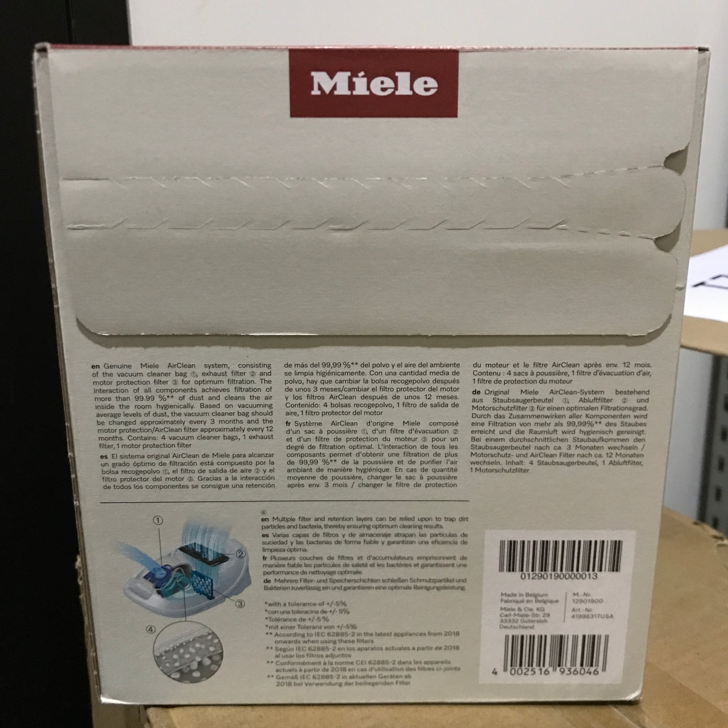 Miele GN XL HyClean Air Dustbags