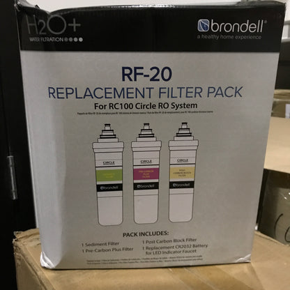 Brondell RF-20 Replacement Filter 3-Pack