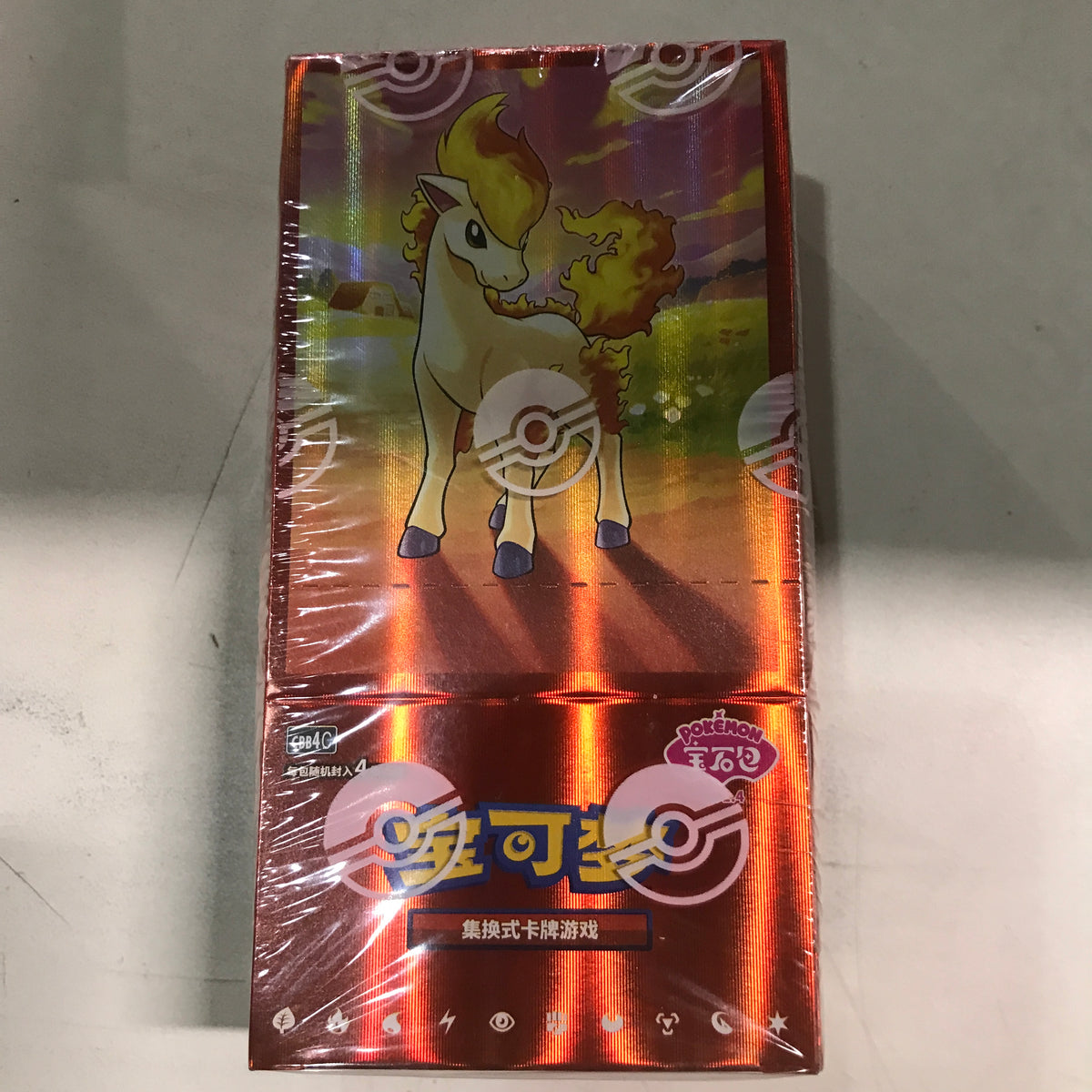 Pokémon Simplified Chinese Gem Pack Vol. 4 Ponyta Booster Box