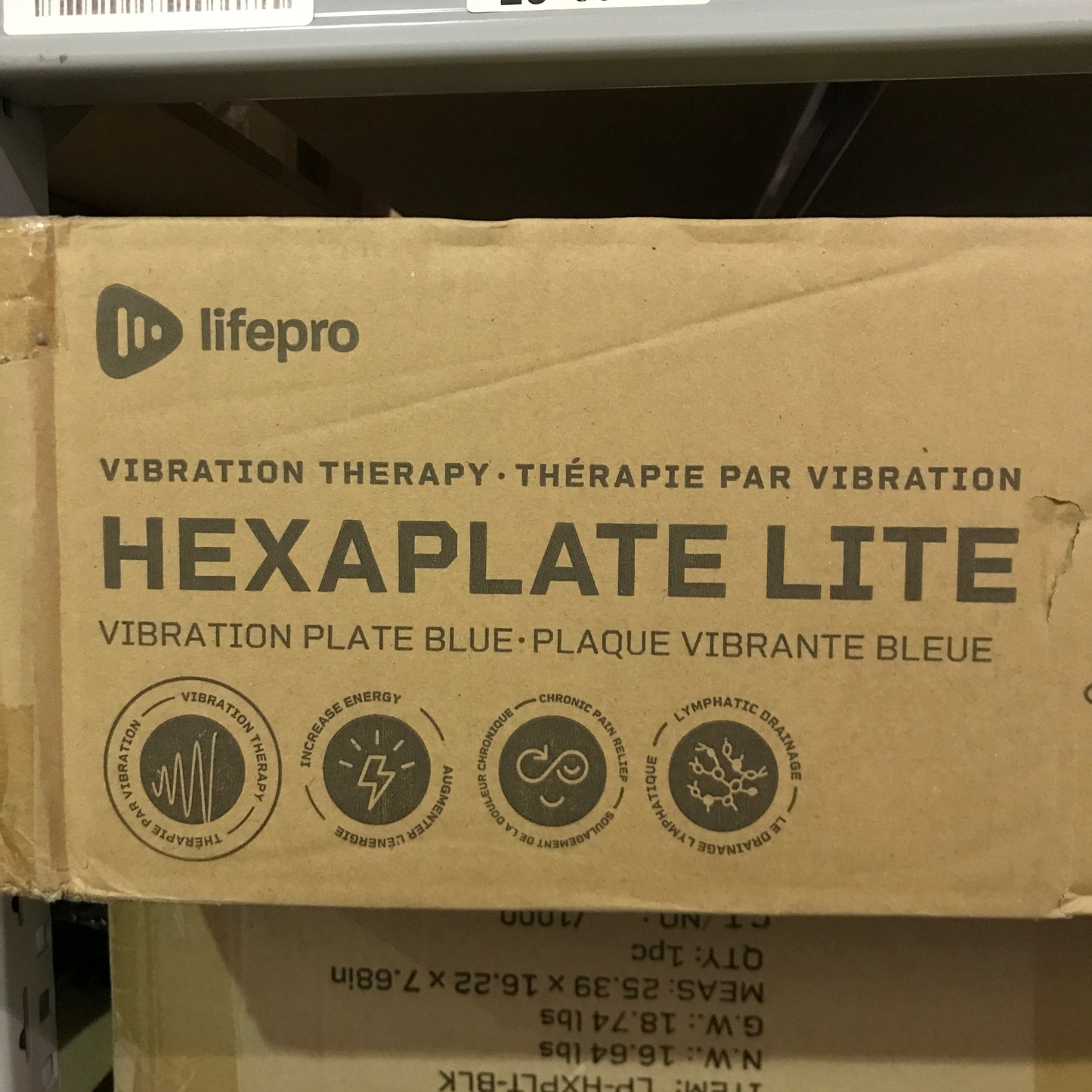 LifePro HexaPlate Lite Vibration Plate Exercise Machine - Blue