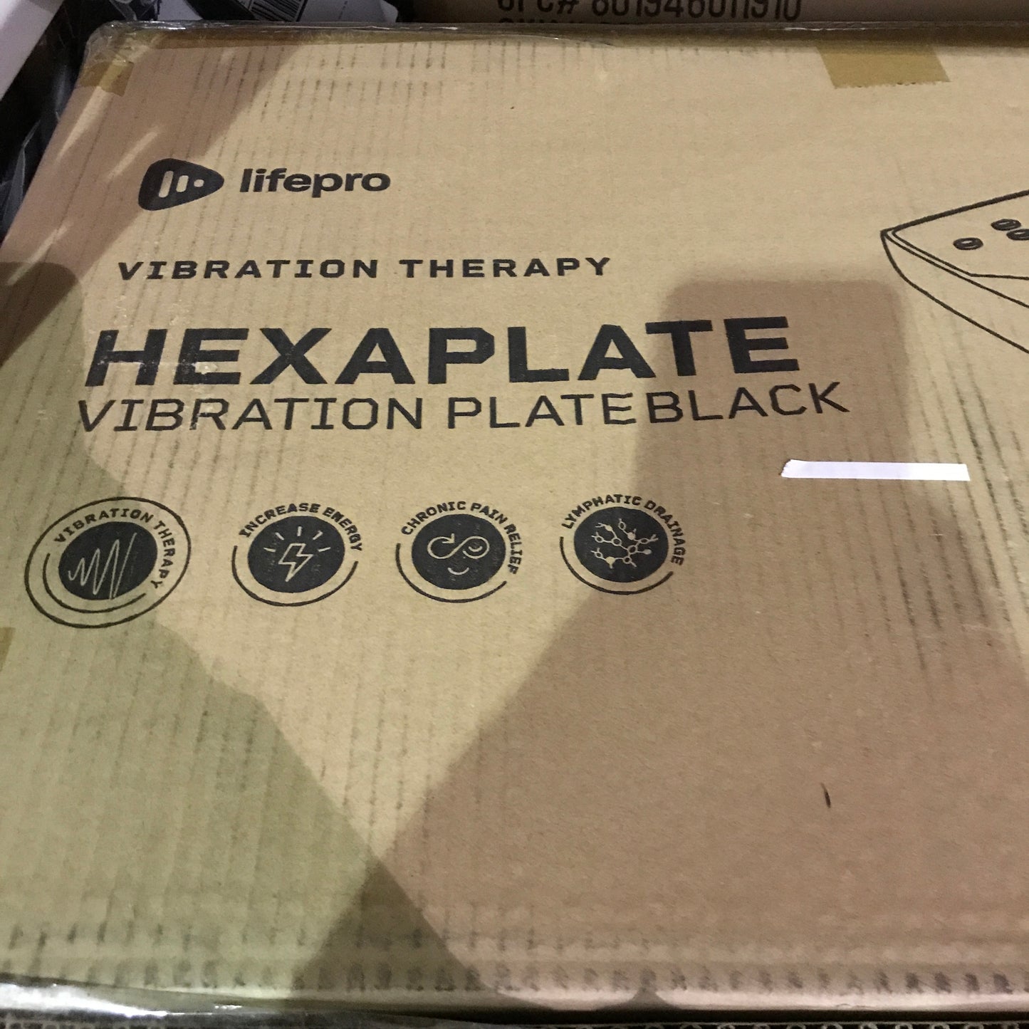LifePro HexaPlate Vibration Plate Exercise Machine- Black