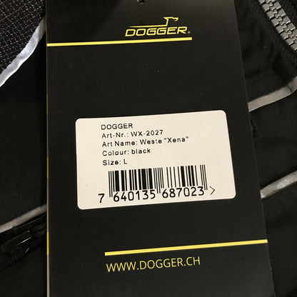 Dogger Dog Vest - Westie Xena (Black)