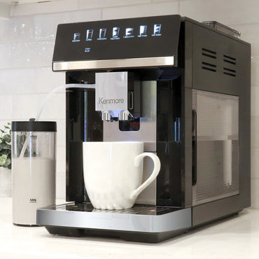 Kenmore Super Automatic Espresso Coffee Machine Dual Cream System