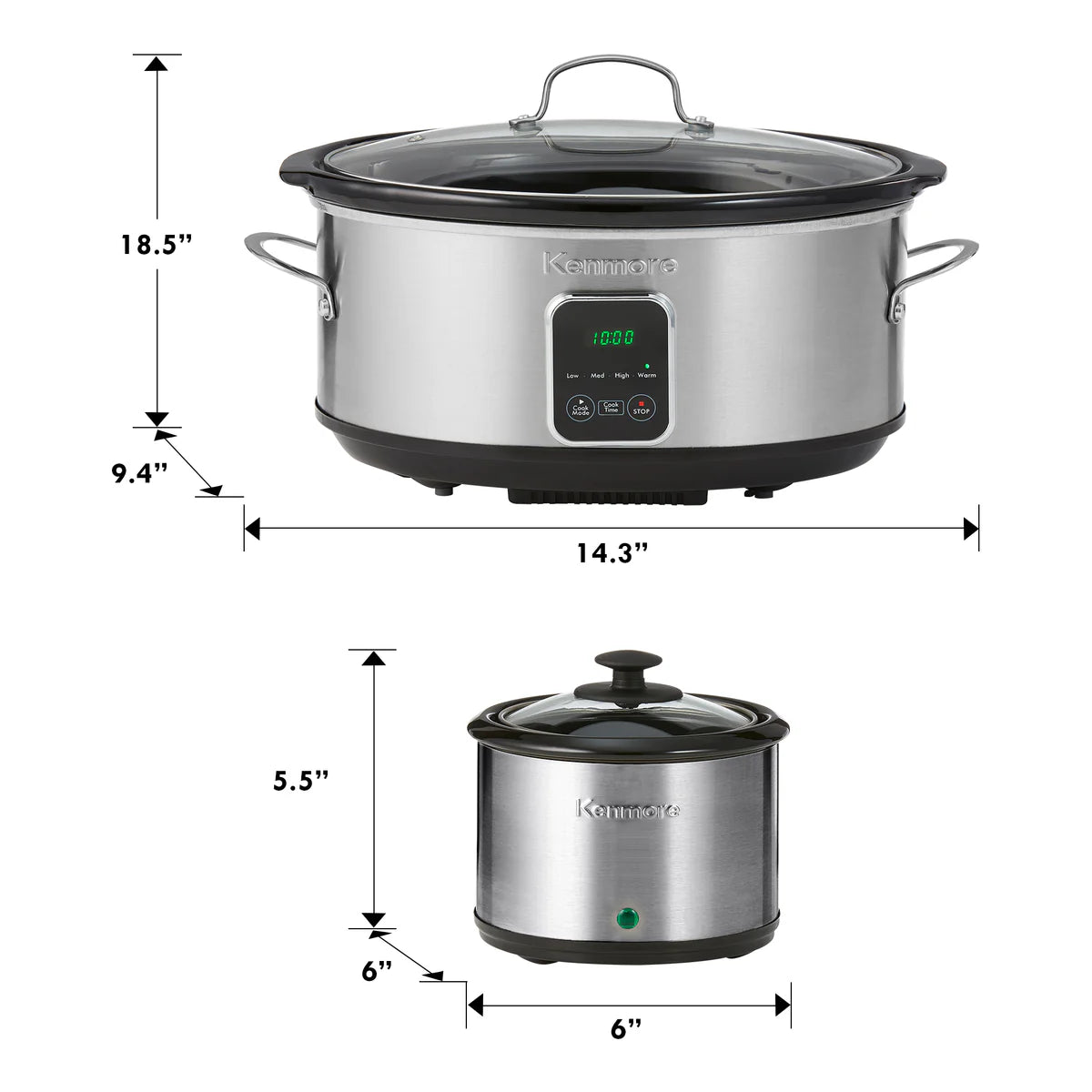 Kenmore Programmable 7 qt (6.6L) Slow Cooker