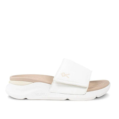 Kuru Moment Women's Slide - Bright White-Sand