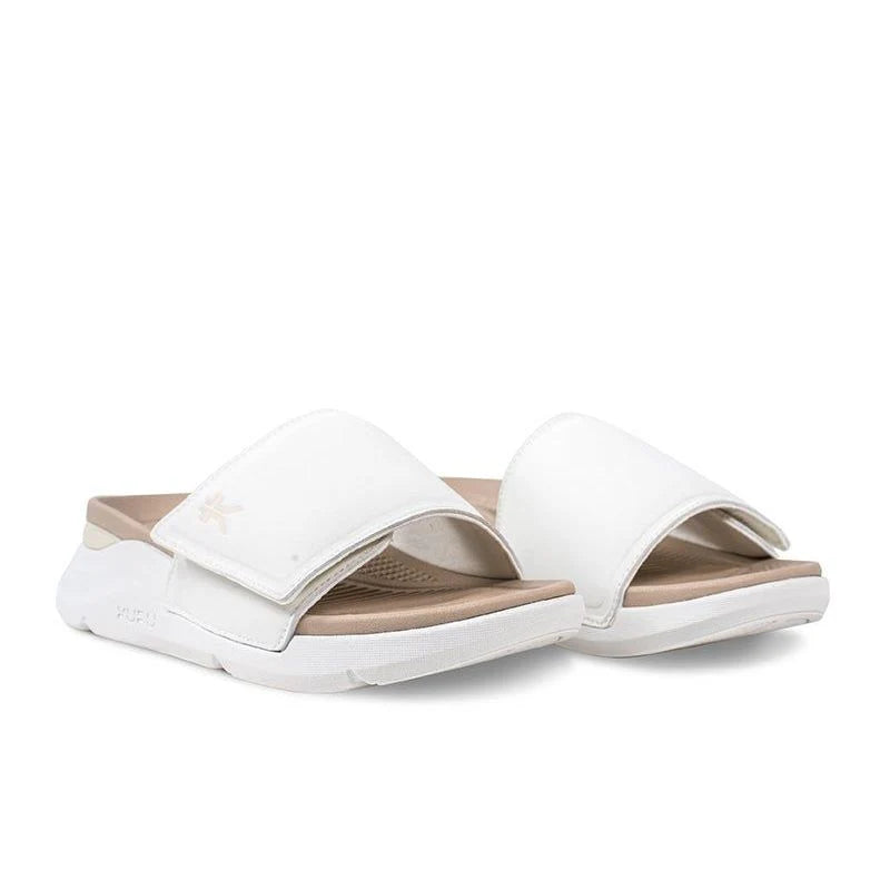 Kuru Moment Women's Slide - Bright White-Sand