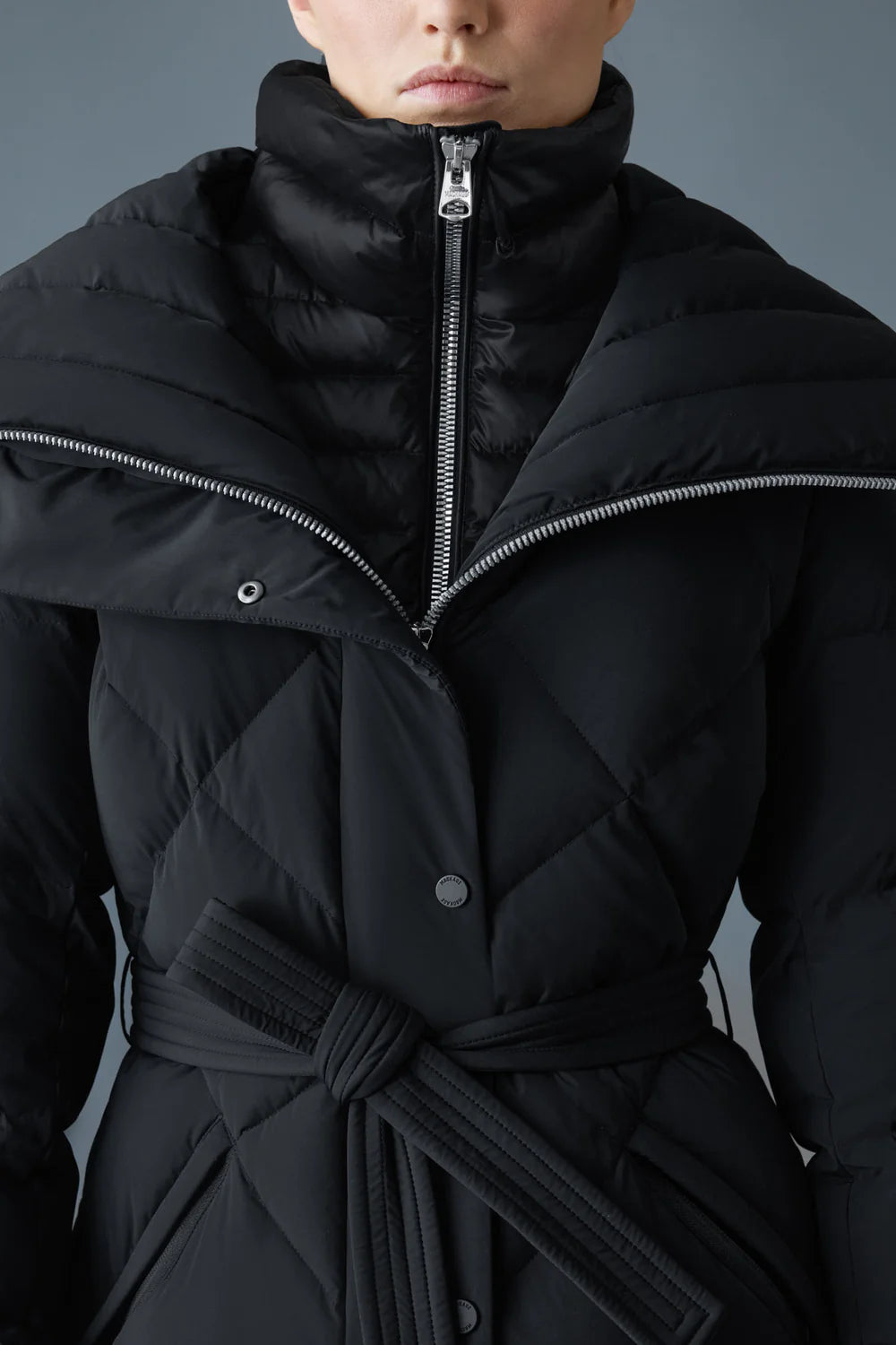 Mackage LAURELLA 2-in-1 Light Down Belted Coat