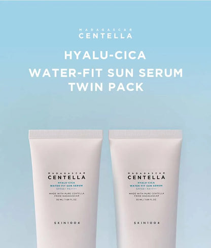 SKIN 1004 - Madagascar Centella Hyalu-Cica Water-Fit Sun Serum - 2 Pack