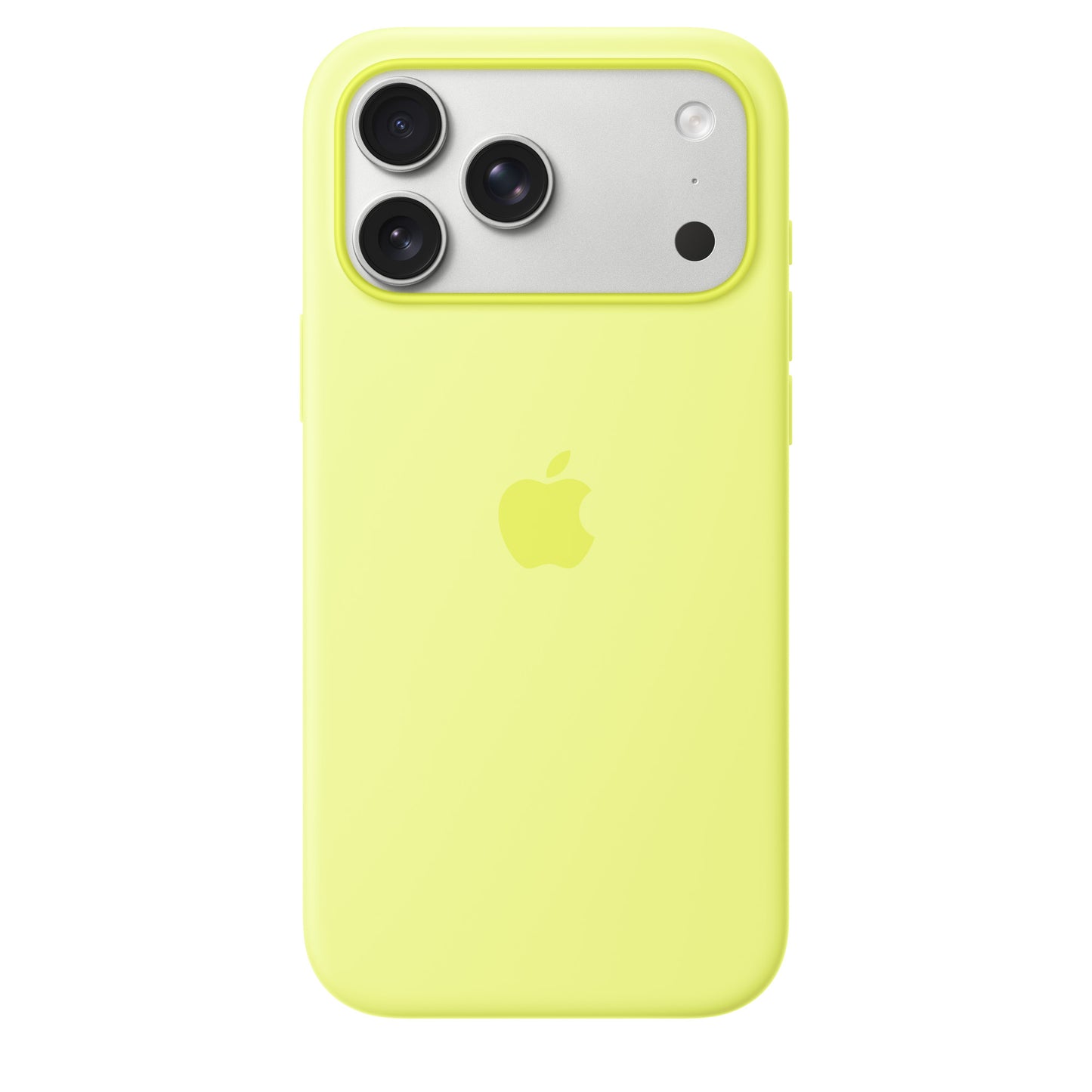 Apple iPhone 17 Pro Max Silicone Case with MagSafe - Neon Yellow