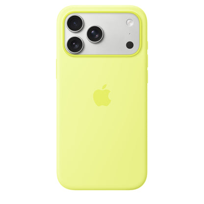 Apple iPhone 17 Pro Max Silicone Case with MagSafe - Neon Yellow