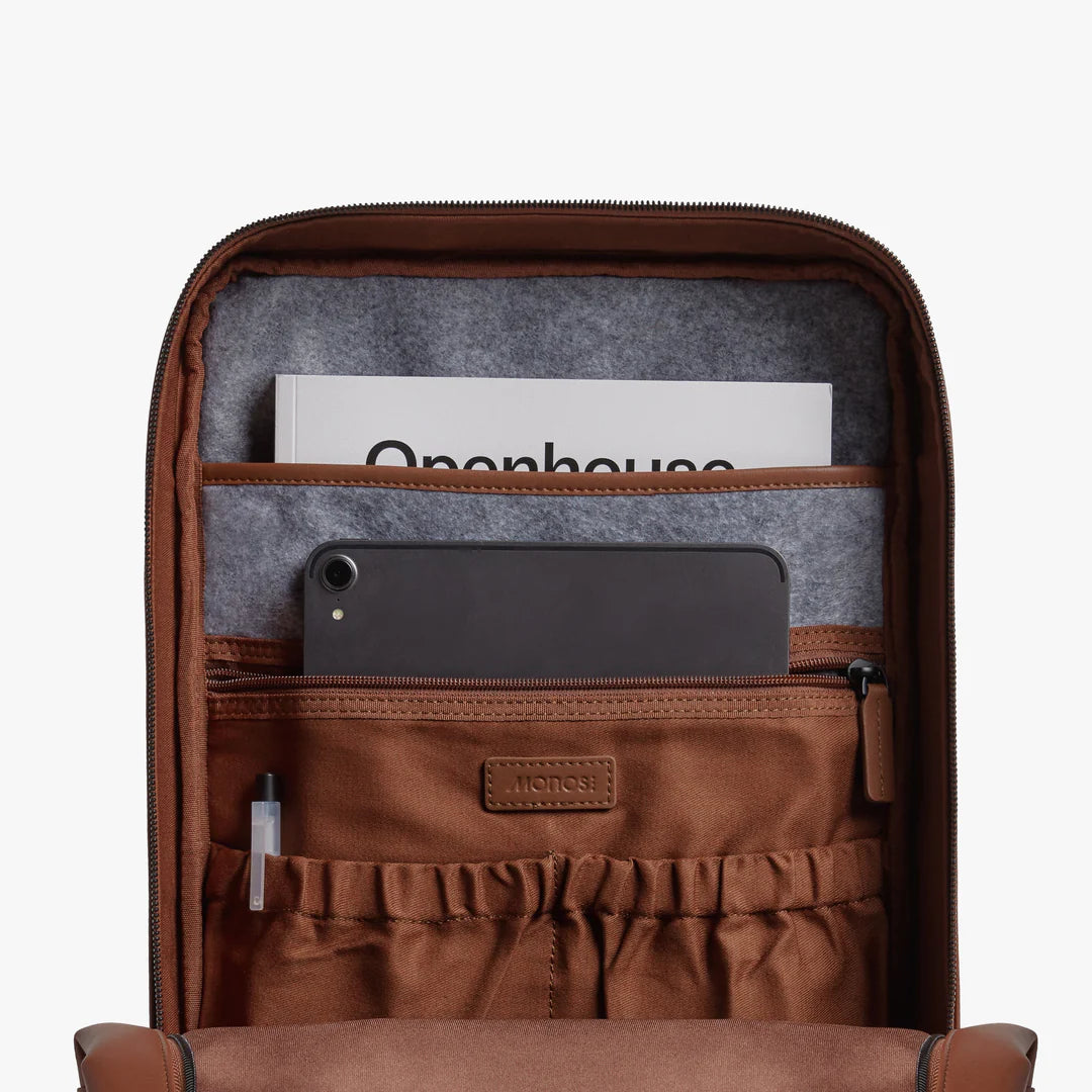 Monos Metro Backpack in Mahogany