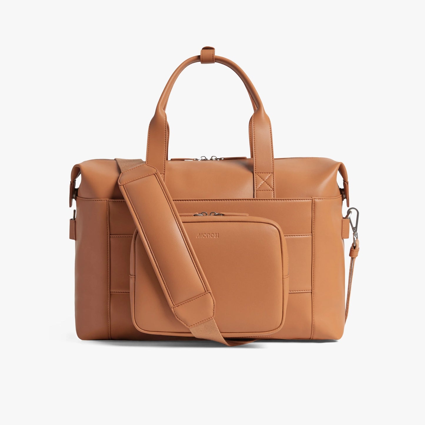 Monos Metro Duffel - Saddle Tan (Vegan Leather)