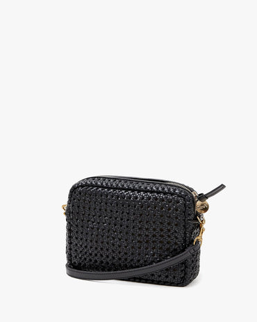 Clare V. Midi Sac - Black Rattan