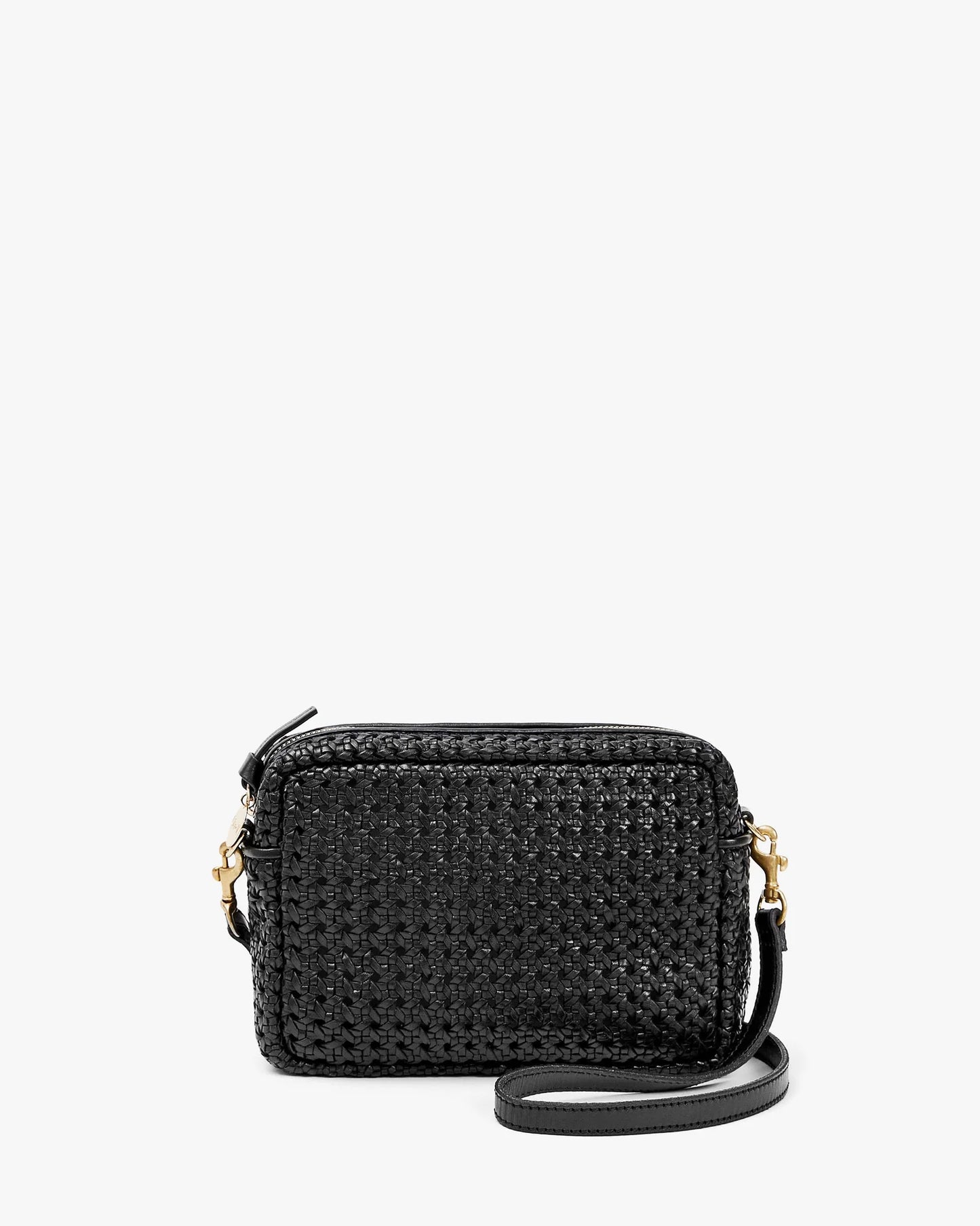 Clare V. Midi Sac - Black Rattan