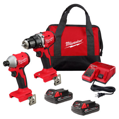Milwaukee 3692-22CT - M18 Compact Brushless 2-Tool Combo Kit