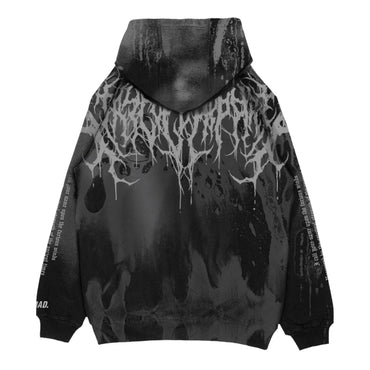 Staycold Apparel Reign Of Blood Oversized Hoodie - Grey Dye