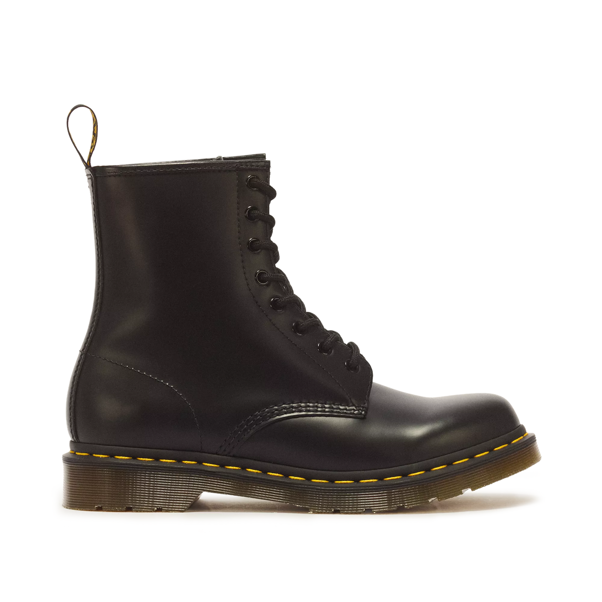 Dr. Martens 1460 Smooth Leather Lace Up Boots - Black