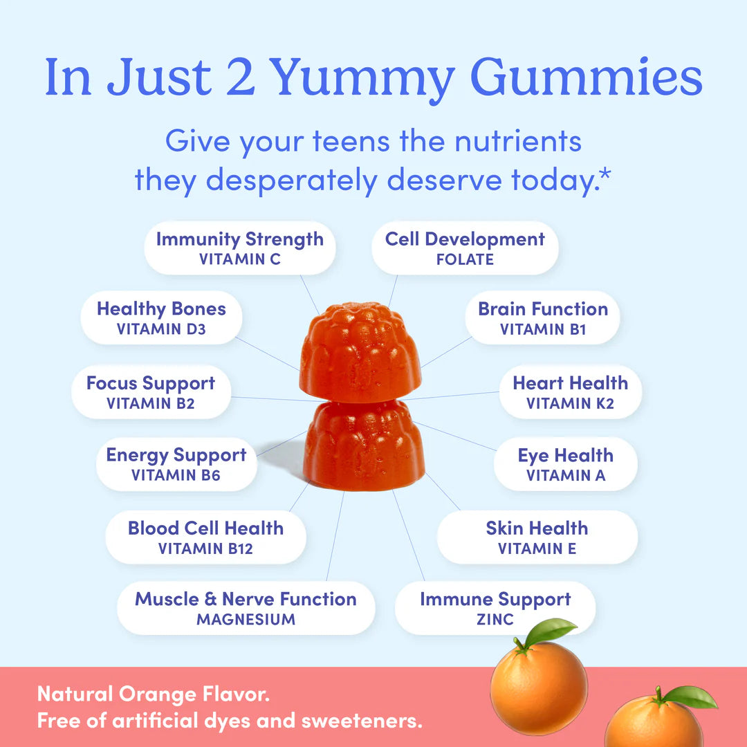 First Day "No Junk" Teens  - 60 Gummies