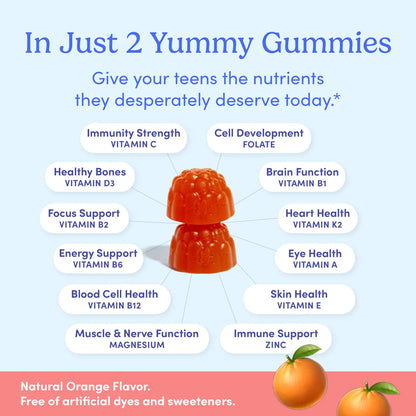 First Day "No Junk" Teens  - 60 Gummies