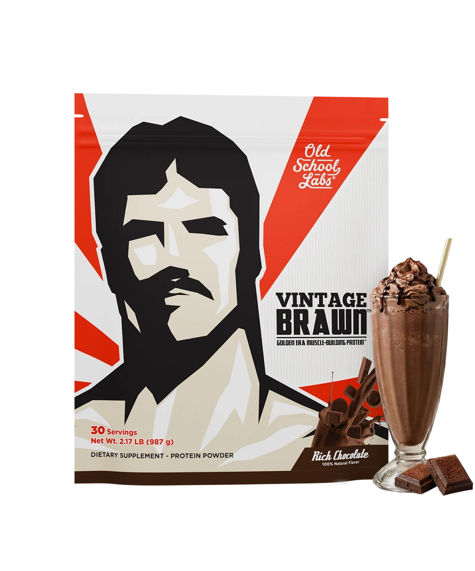 Old School Labs Vintage Brawn™ Whey, Casein, Egg & Beef Protein Isolates