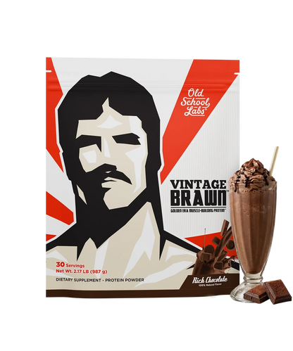 Old School Labs Vintage Brawn™ Whey, Casein, Egg & Beef Protein Isolates