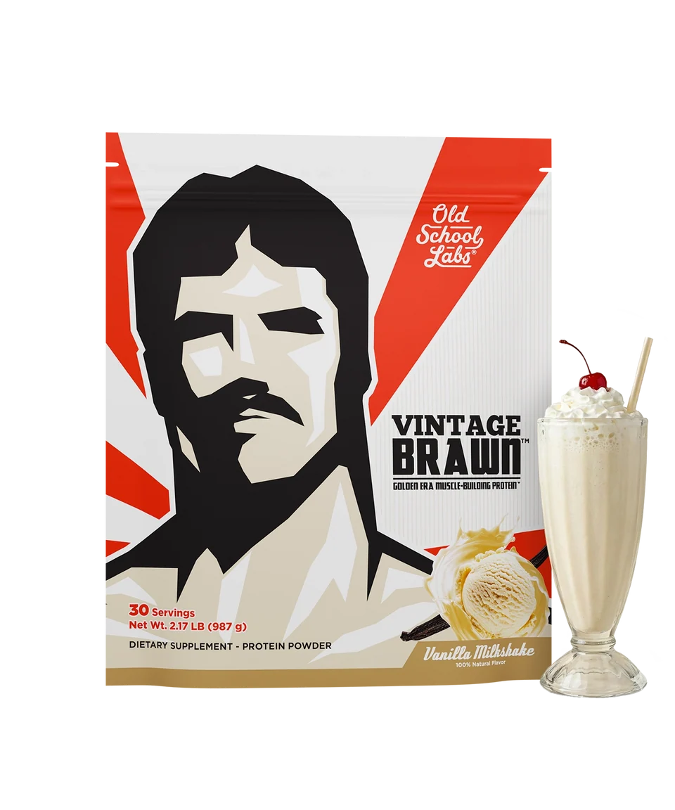 Old School Labs Vintage Brawn™ Whey, Casein, Egg & Beef Protein Isolates
