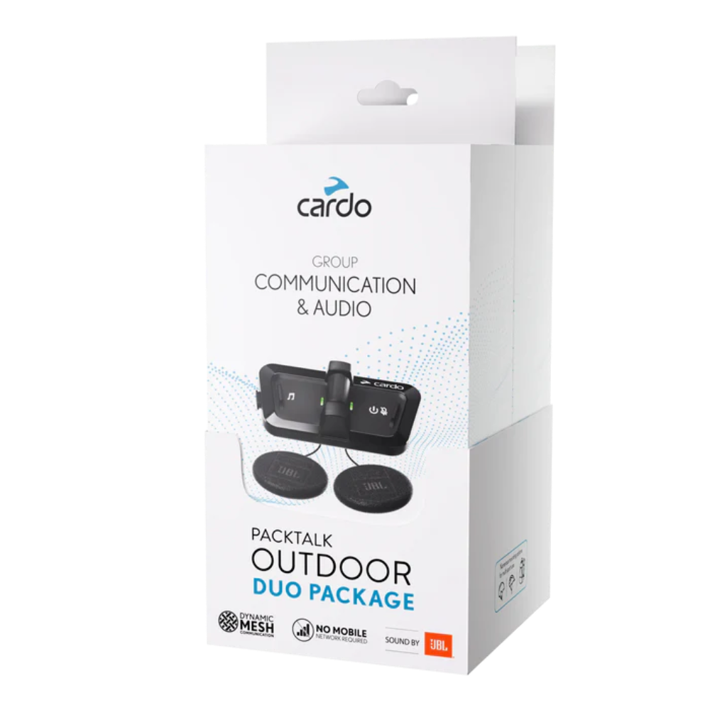 Cardo Packtalk Outdoor Communication Intercom - Duo (2 Pack)