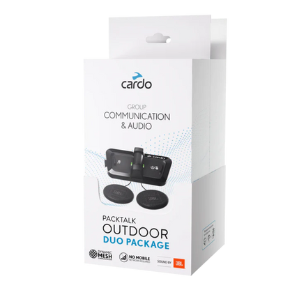 Cardo Packtalk Outdoor Communication Intercom - Duo (2 Pack)
