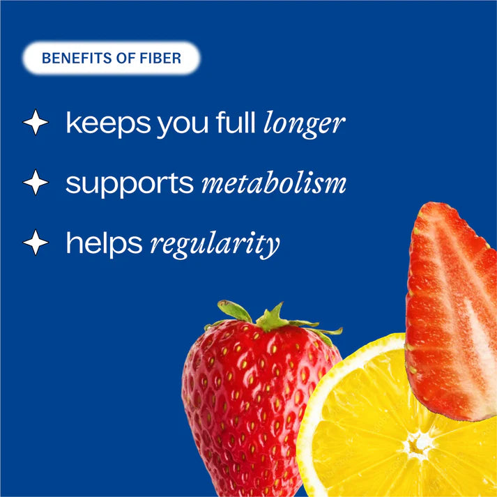 BelliWelli Daily Fiber + Probiotics - Strawberry Lemonade Flavored, 16 Servings