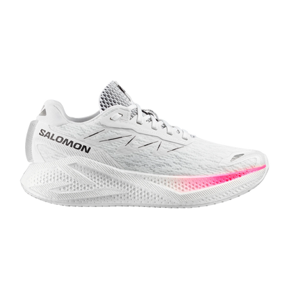 Salomon Men's Aero Glide 4 Road Running Shoes - White / White / Black