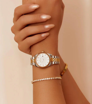 Abbott Lyon Mini Two Tone Pearl Link Belgravia 30 Watch