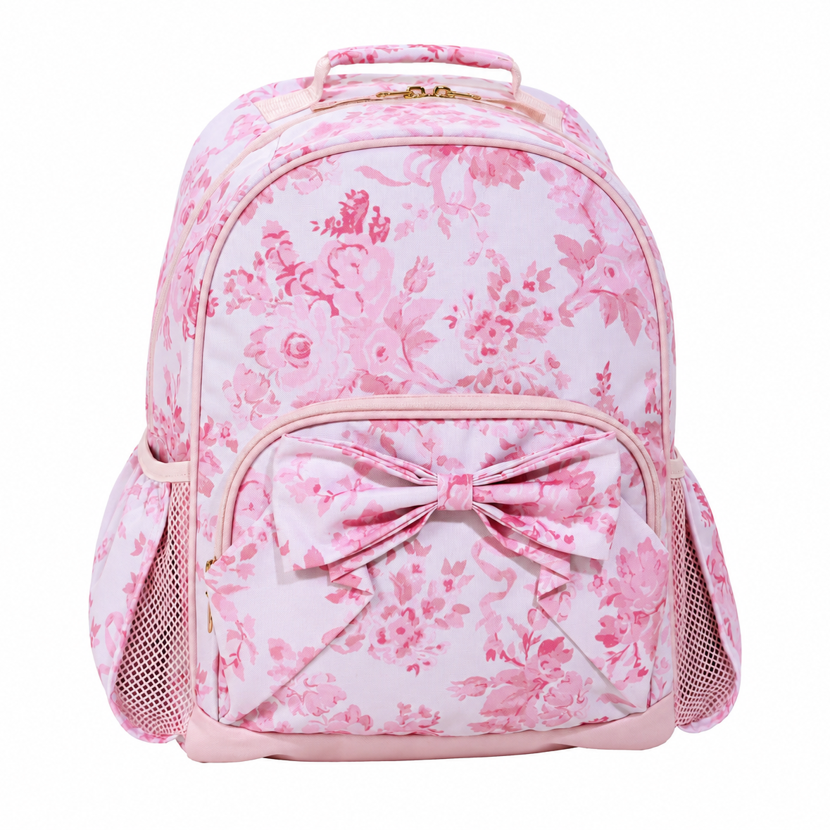 Pottery Barn LoveShackFancy Pink Damask Floral Mackenzie Backpack