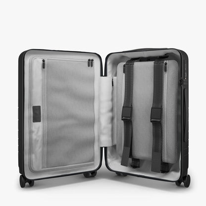 Monos Carry-On Pro Plus Suitcase in Midnight Black