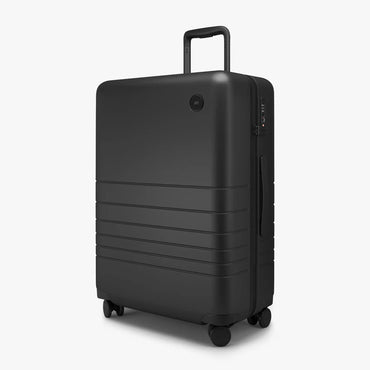 Monos Check-In Medium Suitcase in Midnight Black