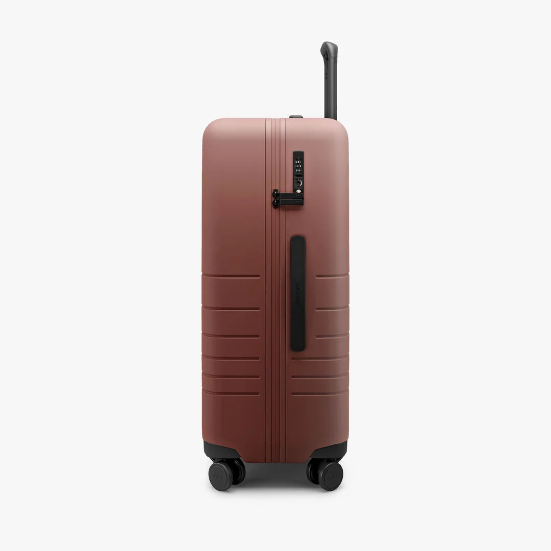 Monos Check-In Medium Suitcase in Terracotta