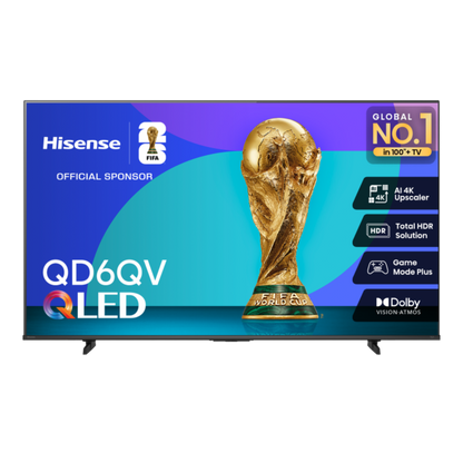 Hisense 55" Class QD6QV Series 4K UHD QLED TV - PICK UP ONLY